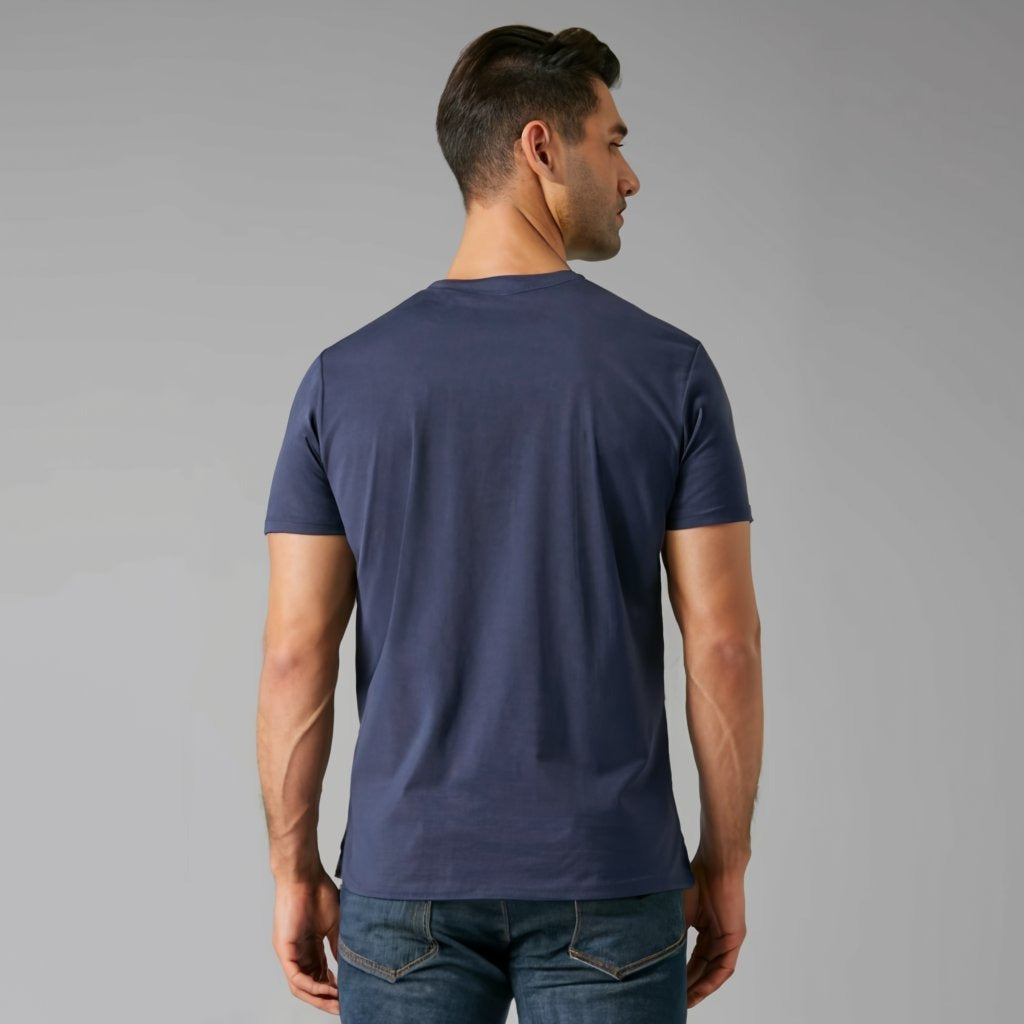 Ultra Soft Comfy Fit Navy Blue T-shirt