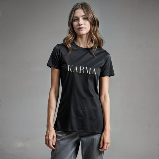Women's Ultra Soft Comfy Fit Black T-shirt