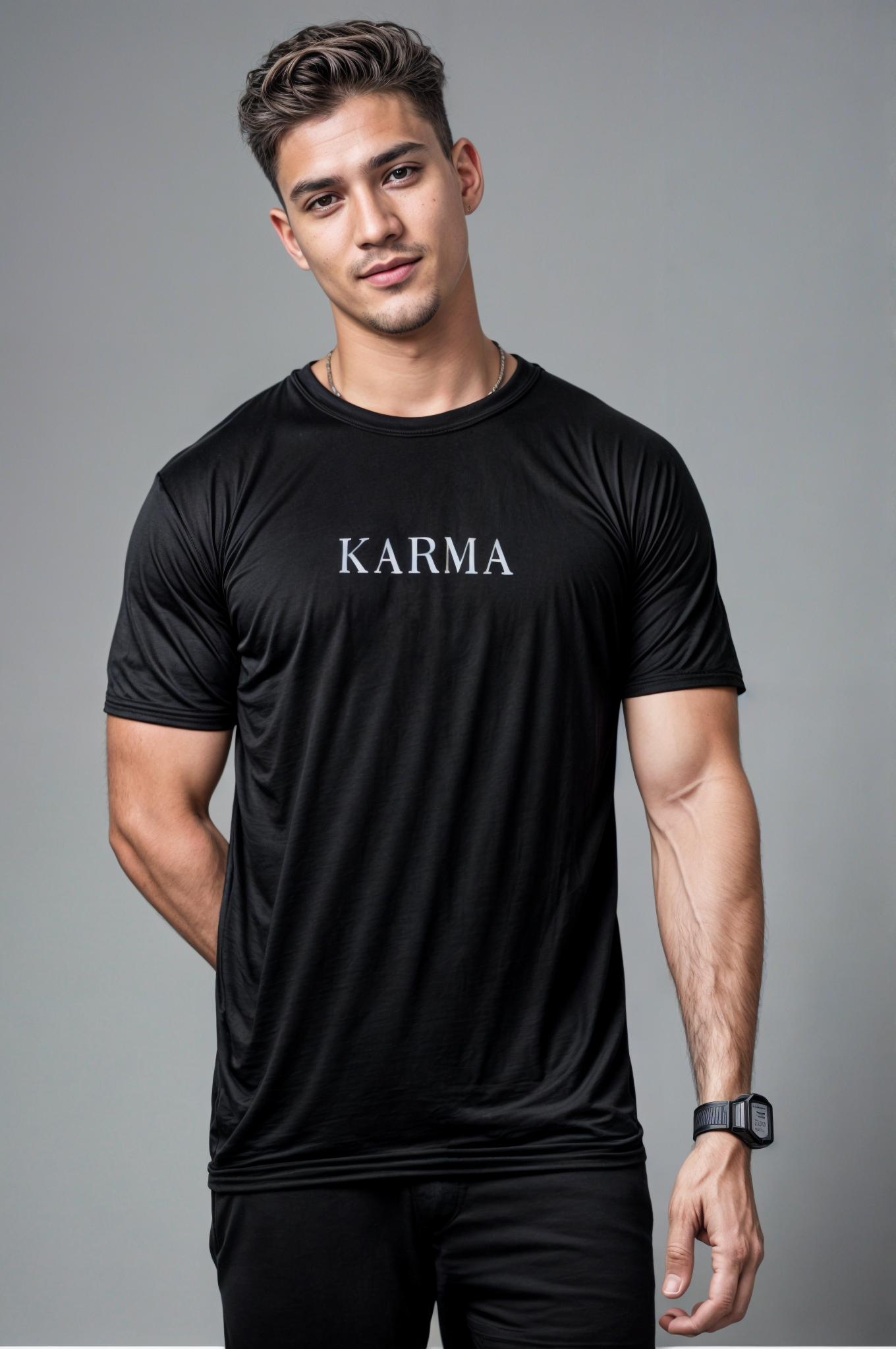Ultra Soft Comfy Fit Black T-shirt