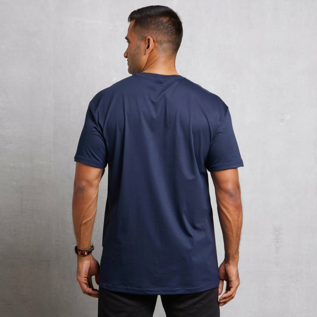 Relaxed Fit Navy Blue T-shirt