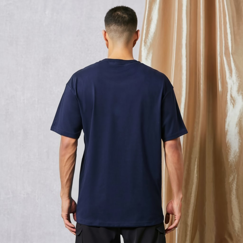 Relaxed Fit Navy Blue T-shirt